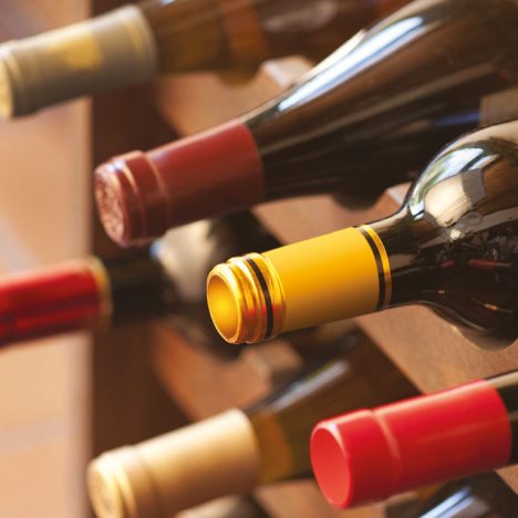 wine bottles