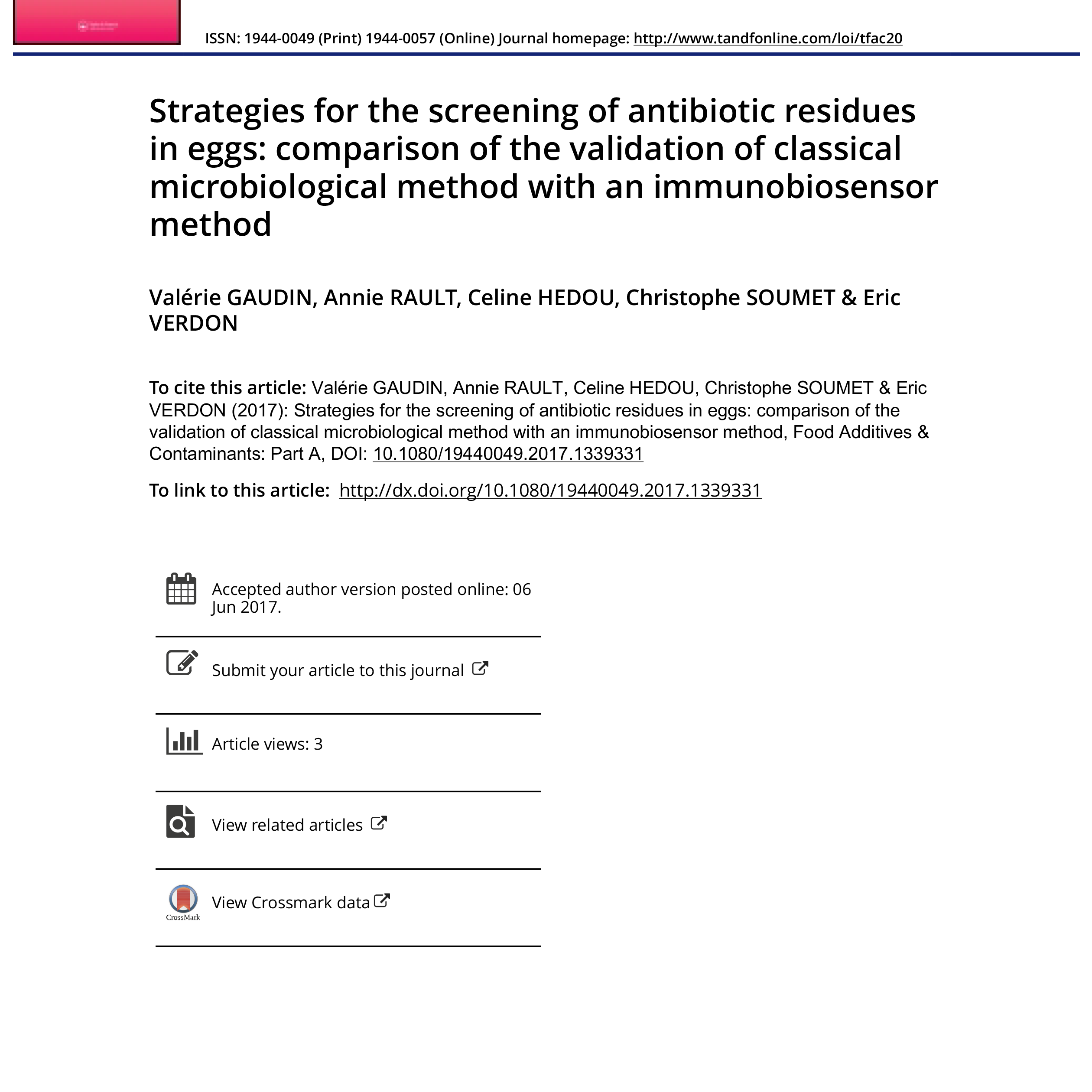 Antibiotics in Eggs